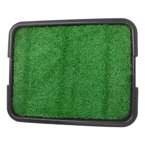 Tapete Sanitário lavável com grama sintética para cães