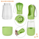 Garrafa de Água com Trava Antivazamento e Compartimento de Ração