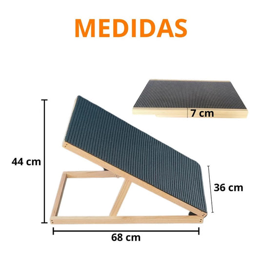 Rampa Antiderrapante Regulável para pet