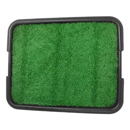 Tapete Sanitário lavável com grama sintética para cães