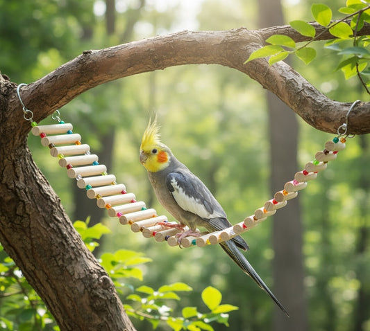 Ponte escada para pássaros